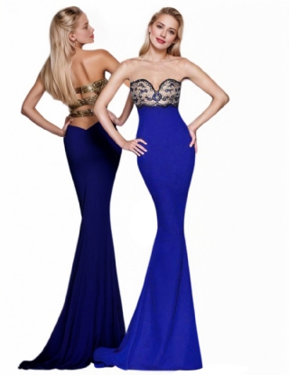 Tulle Slim Girl Prom Dresses
