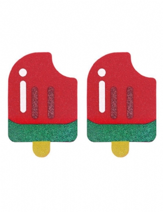 Red Watermelon Popsicle Nipple Covers